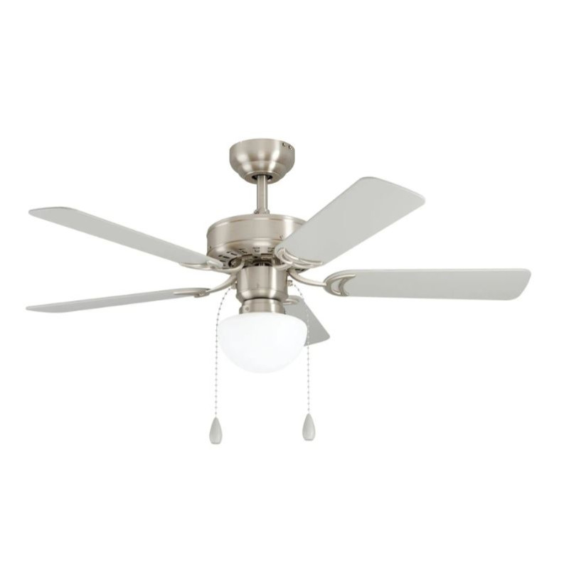 ventilatore da soffitto eglo cadiz e27 40w bianco