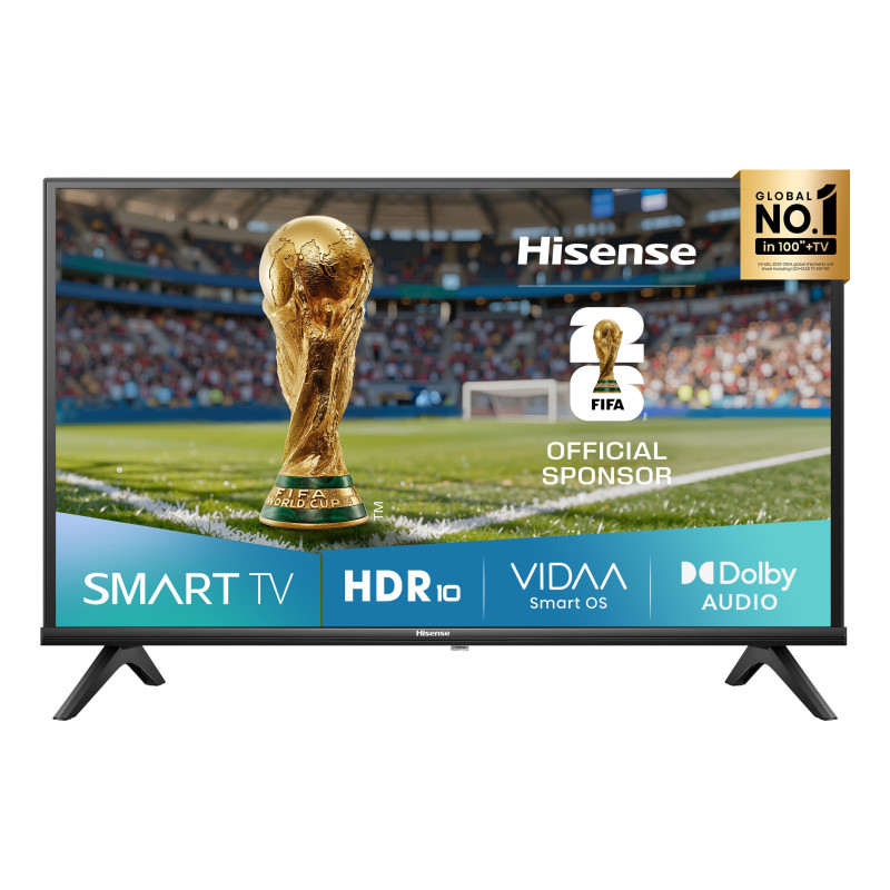 tv dled 32'' hisense 32a4q hd ready 1280x720p smart tv classe