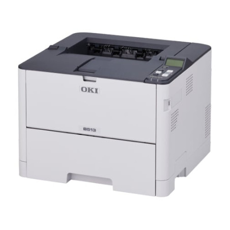 stampante led oki b513dn a colori a4 grigio/bianco [09006232]