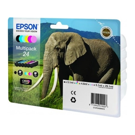 cartuccia epson multipack serie 24 6 cartucce [c13t24284010]