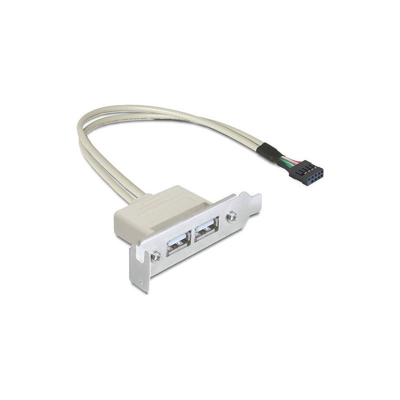 delock 0.5m slotblech usb 2.0 [83119]