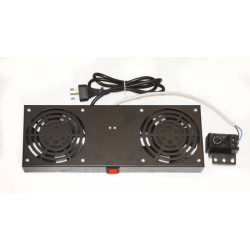 sistema ventilazione armadi rack link 2 ventole con termostato