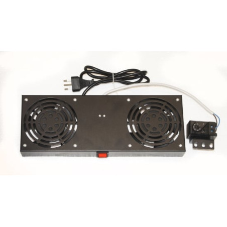 sistema ventilazione armadi rack link 2 ventole con termostato
