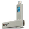 blocca porte lindy usb-c 4x blu [40465]