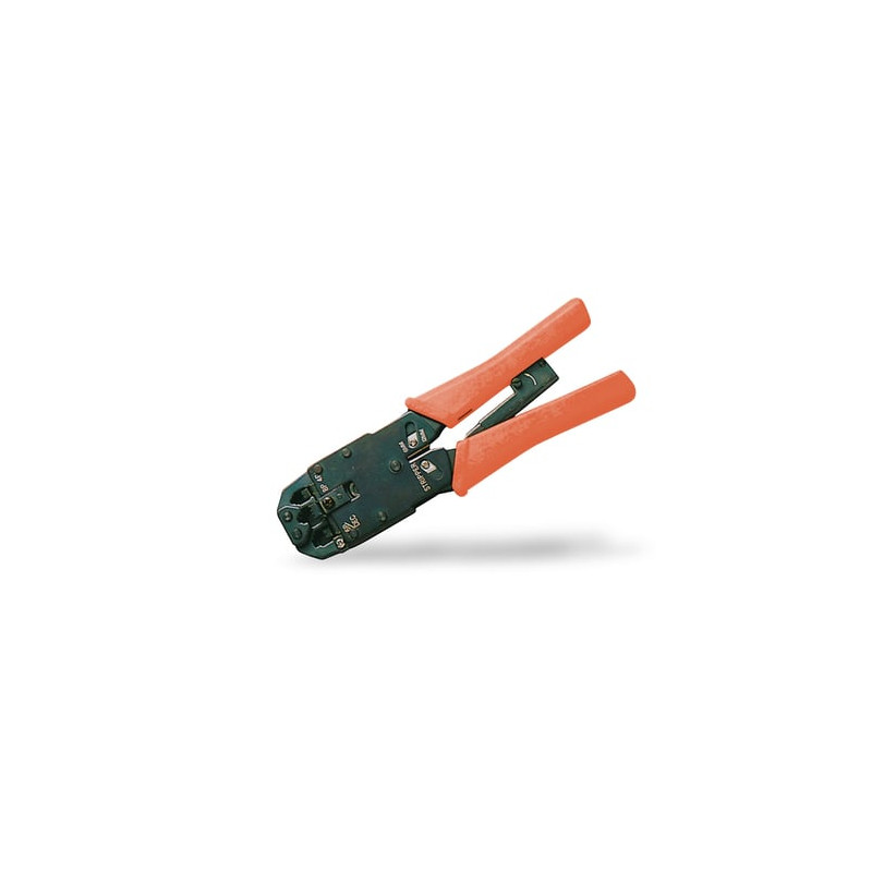 pinza link per crimpare connettori 4,6,8 poli rj11 rj12 rj45 [lkcrimp]