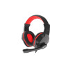 cuffie natec argon 110 stereo black-red [nsg-1437]