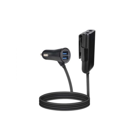 alimentatore da auto celly presa accendisigari cc 4usb nero [cc4usbextbk]
