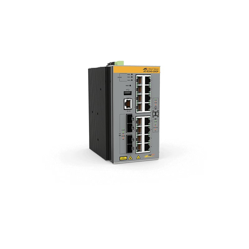 switch allied telesis l3 16-porte poe+4xsfp [at-ie340-20gp-80]