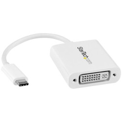 adattatore video startech usb-c dvi 2560x1600 bianco [cdp2dviw]