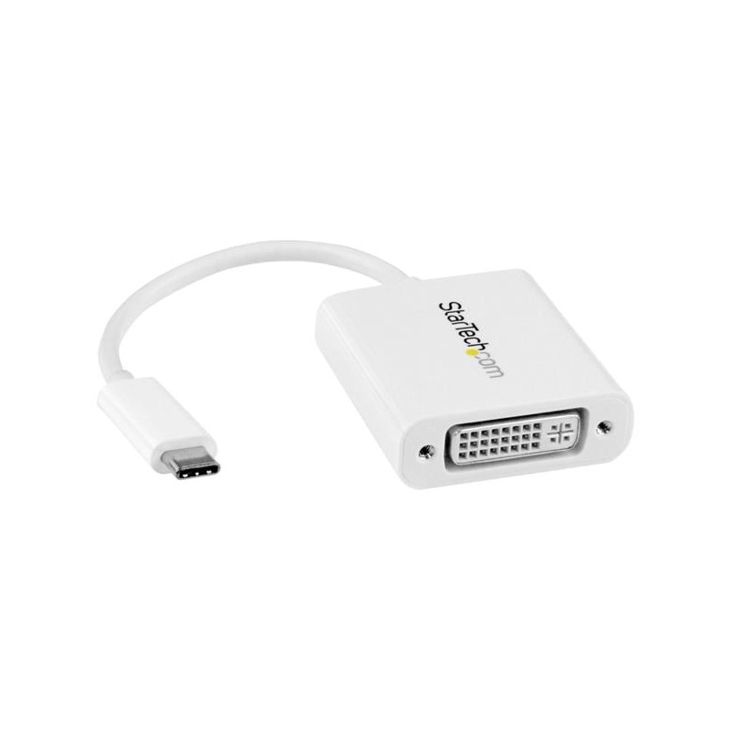 adattatore video startech usb-c dvi 2560x1600 bianco [cdp2dviw]