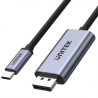 cavo usb unitek tipo c - dp 1.2 4k 60hz 8m grigio [v1409a]