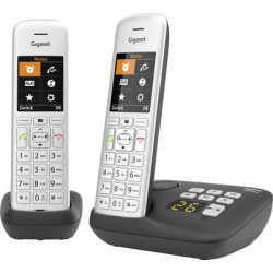 telefono gigaset ce575a duo argento/nero [l36852-h2929-b104]