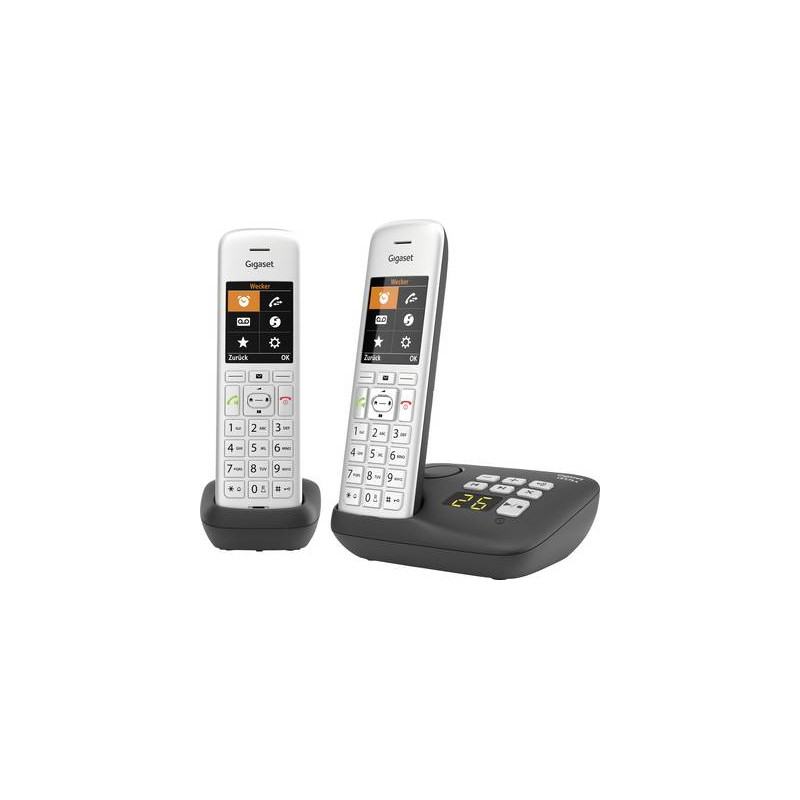 telefono gigaset ce575a duo argento/nero [l36852-h2929-b104]