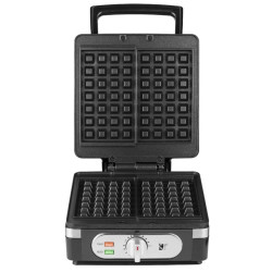 macchina waffle lafe 1400w gfb-003 nero [hklafgogfb00300]