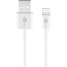cavo lightning goobay a usb-a m/m 0.5m bianco [72905]