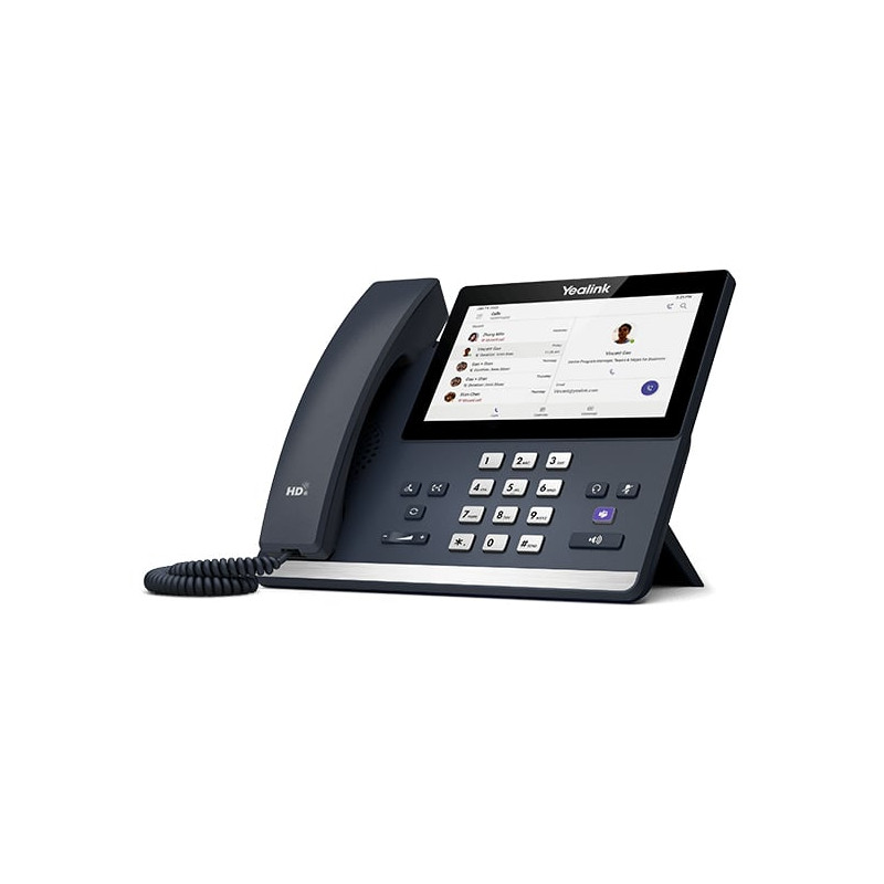 telefono ip yealink mp56 7" 800x480 cablata nero [mp56-teams]