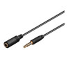 cavo audio goobay minijack 3.5mm est. 4p nero 3.0m [62480]