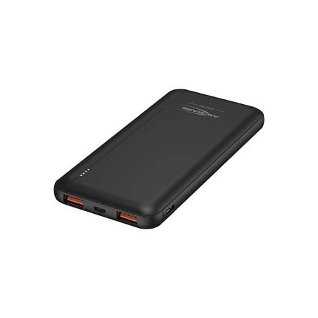caricabatteria portatile ansmann 10000mah 20w 2-porte usb tipo-a