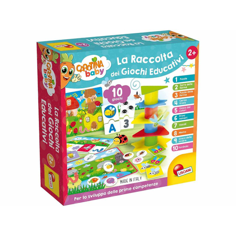 gioco educativo lisciani carotina baby - raccolta dei giochi