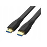 cavo hdmi unitek 2.0 4k60hz 3m nero [c11063bk-3m]