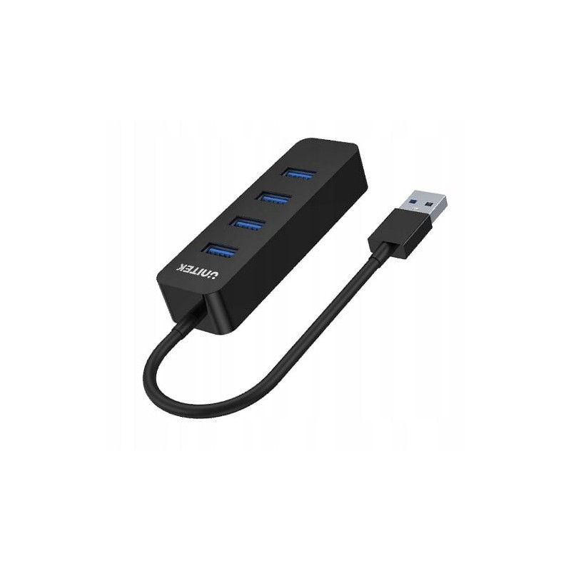 hub usb unitek usb-a 4x usb-a 3.1 attivo 10w h1117a [h1117a]