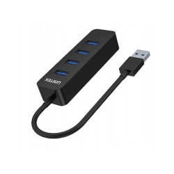 hub usb unitek h1117b usb-c 4xusb-a 3.1 10w [h1117b]
