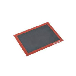 stuoia da cottura silikomart air mat in silicone 30x40cm/nero/rosso