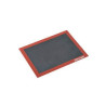 stuoia da cottura silikomart air mat in silicone 30x40cm/nero/rosso