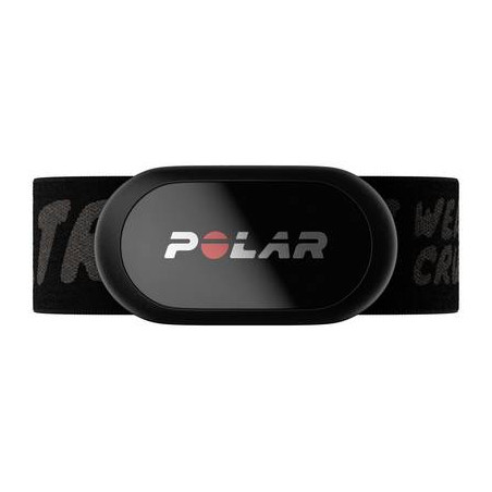 sensore di frequenza cardiaca polar h10 con scritta m-xxl/nero