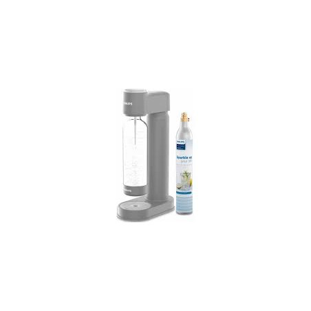 gasatore sodastream philips add4901gr/1 in alluminio 0.42l/grigio