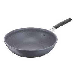wok lagostina 012163041828 tempra minerale grigio