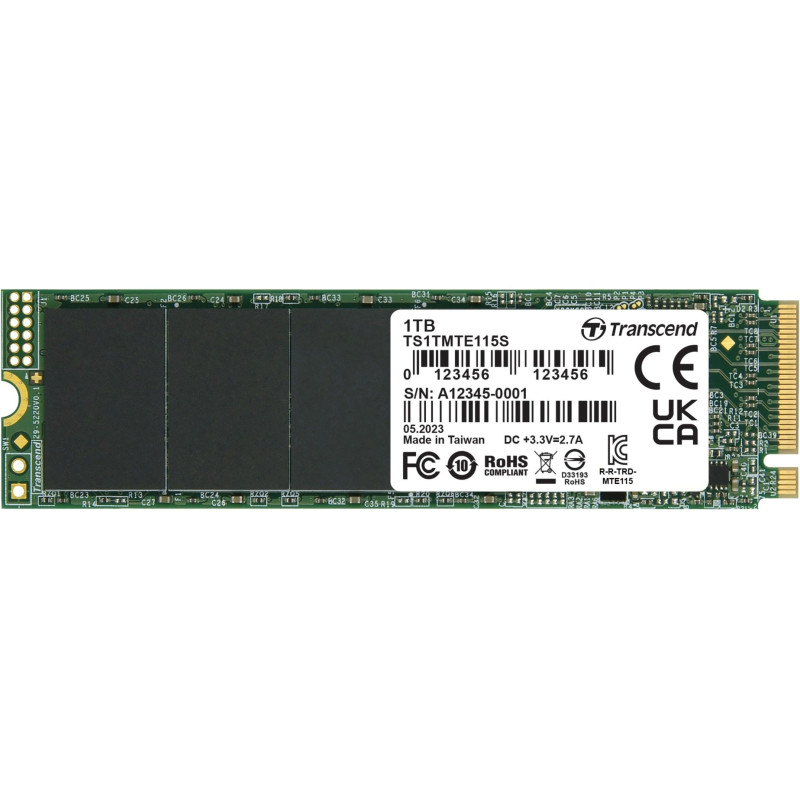 ssd 1tb transcend 115s m.2 2280 pcie 3.0 x4 nvme [ts1tmte115s]
