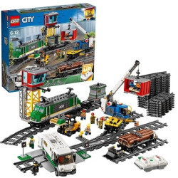 gioco da costruzione lego treno merci telecomandato multicolore 1202pz