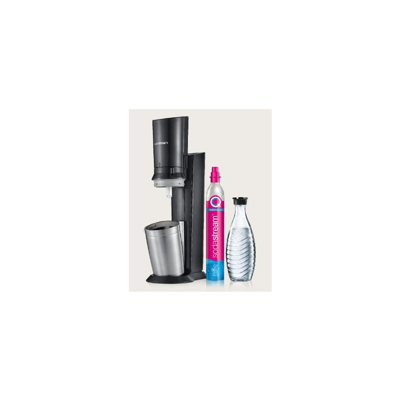 macchina sodastream crystal 3.0 per la soda nero [crystal 3.0]