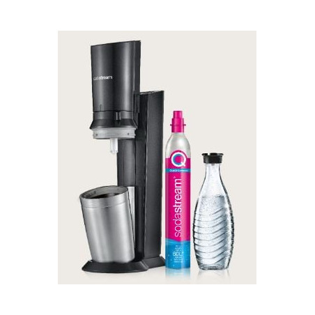 macchina sodastream crystal 3.0 per la soda nero [crystal 3.0]