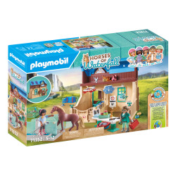 set da gioco playmobil horses of waterfall centro veterinario e di