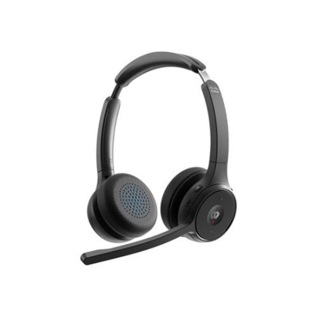 cuffie cisco 722 wireless/bluetooth a padiglione con microfono nero