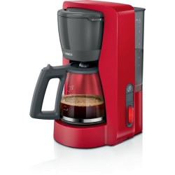 macchina da caffe' bosch tka3m134 mymoment con filtro 1.25l rosso