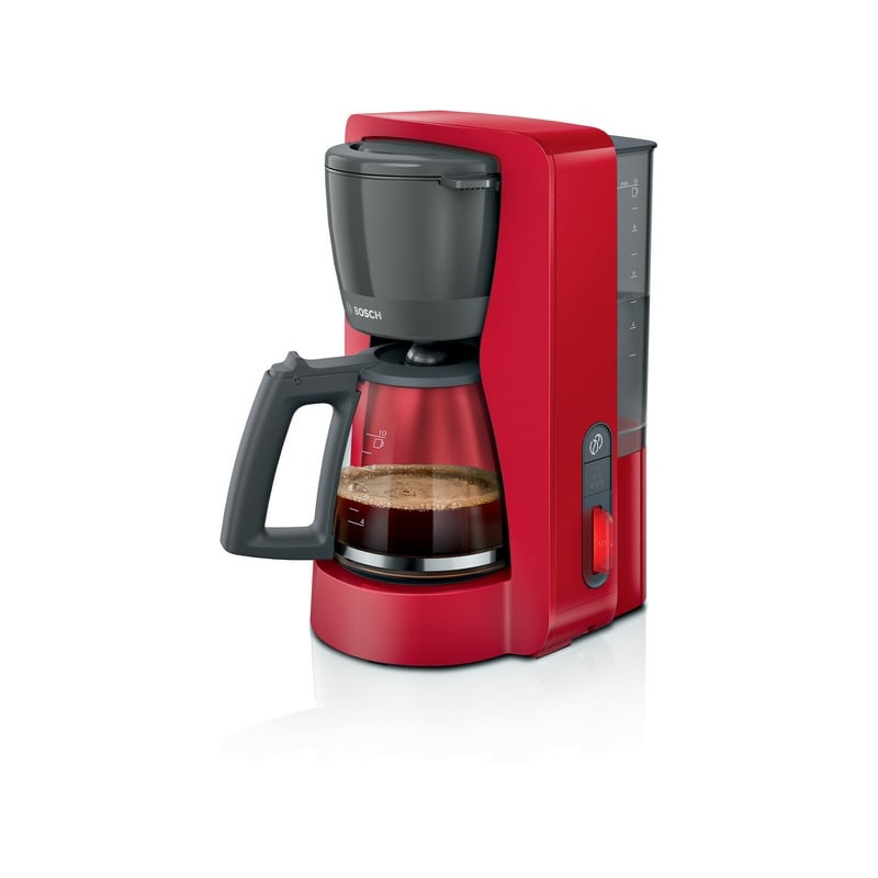macchina da caffe' bosch tka3m134 mymoment con filtro 1.25l rosso