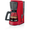 macchina da caffe' bosch tka3m134 mymoment con filtro 1.25l rosso