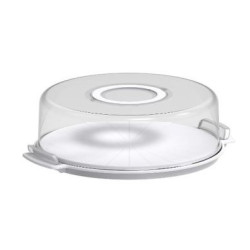porta torta guzzini plastica rotondo chef line bassa d'asporto