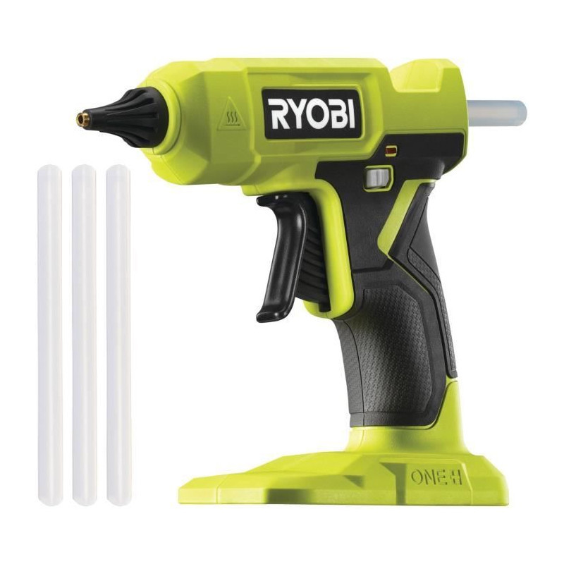 pistola colla a caldo ryobi r18glu-0 one+ 18v nero/verde chiaro