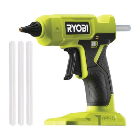 pistola colla a caldo ryobi r18glu-0 one+ 18v nero/verde chiaro