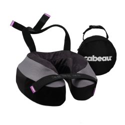 cuscino da viaggio cabeau evolution tne s3 24x 25x13cm nero/grigio