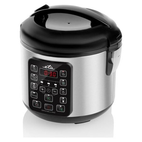cuociriso multifunzione eta granellino 500 w/1.5l acciaio inox/nero