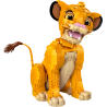 set da costruzione lego disney 43247 re leone giovane simba 1445pz