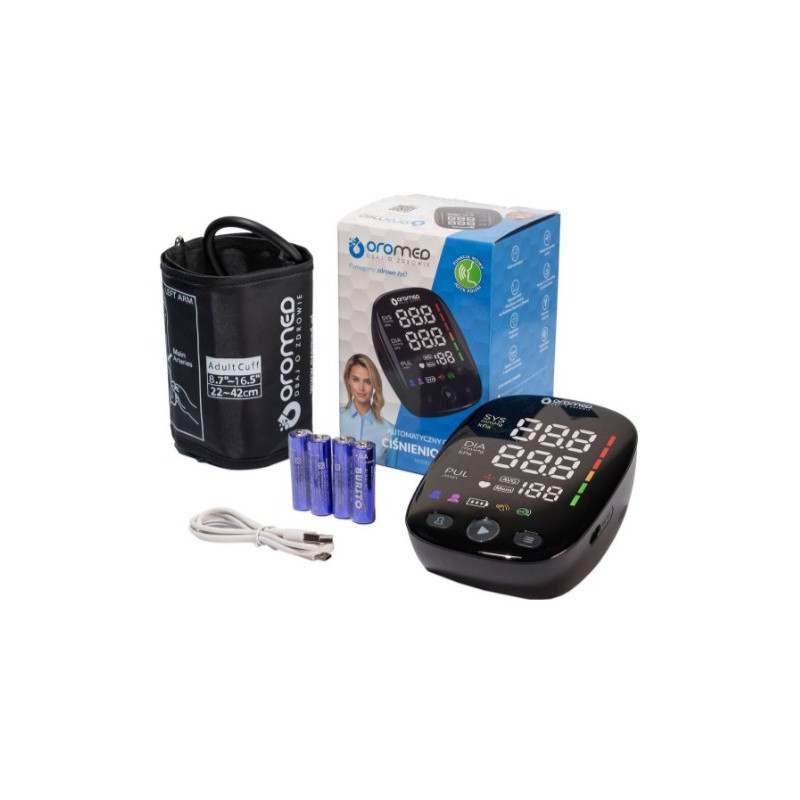 sfigmomanometro oromed oro-n14 elettronico da braccio display