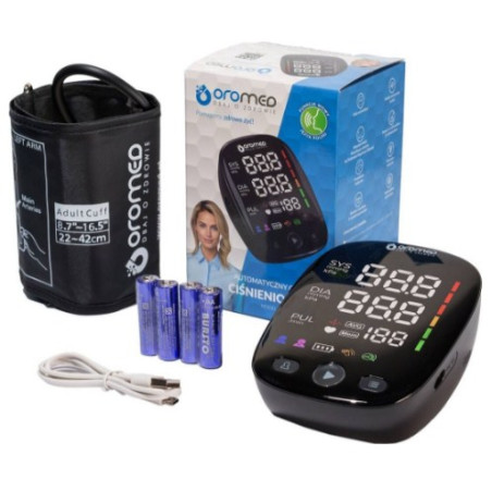 sfigmomanometro oromed oro-n14 elettronico da braccio display