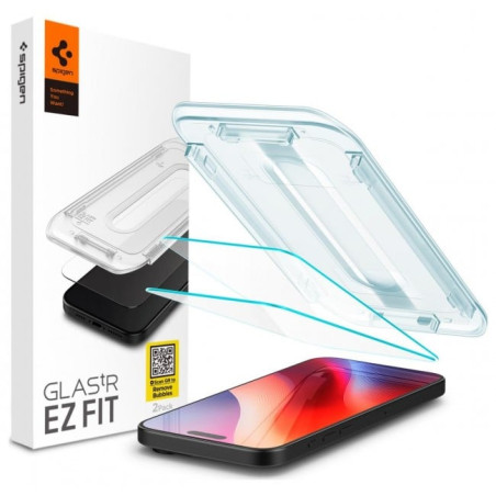 pellicola salvaschermo spigen ez fit glas.tr per apple iphone 16