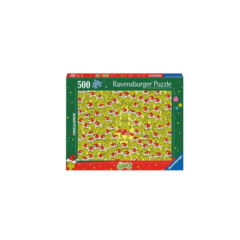 puzzle ravensburger merry grinchmas challenge multicolore 500pz [12001224]